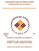 DESREGULACIÓN NORMATIVA EN MÉXICO