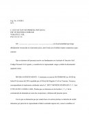 C. JUEZ OCTAVO DE PRIMERA INSTANCIA.