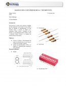 MANEJO DEL CONVERSOR BCD A 7 SEGMENTOS