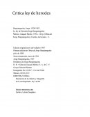 Critica la ley de herodes