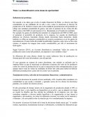 La diversificación como áreas de oportunidad