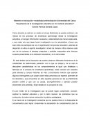 Importancia de la investigación educativa en mi contexto educativo