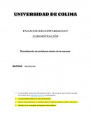 Dramatización de problemas dentro de la empresa.
