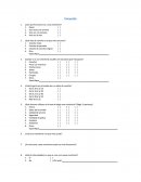 Encuesta para una cevichería.