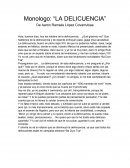 Monólogo de la Delincuencia
