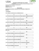 Psicologia del espacio Cuestionario