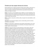 Dinamica de las capas internas de la tierra