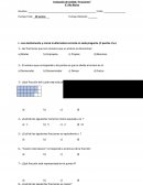 Prueba fracciones quinto