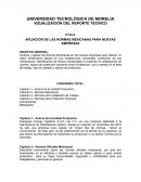 APLIACIÓN DE LAS NORMAS MEXICANAS PARA NUEVAS EMPRESAS