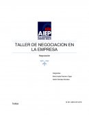 TALLER DE NEGOCIACION EN LA EMPRESA