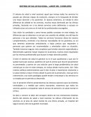 Sistema de salud nacional - Labor del consejero.