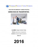 FACULTAD DE DERECHO Y CIENCIA POLITICA DERECHOS DE TRANSPORTES