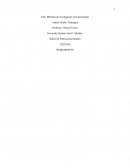 Métodos de invetigación en la psicologia.