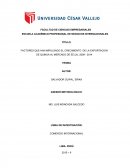 FACTORES QUE HAN IMPULSADO EL CRECIMIENTO DE LA EXPORTACION DE QUINUA AL MERCADO DE EE.UU, 2009 - 2014