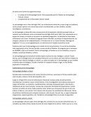 EL campo de la Antropología Social. Ficha preparada para la Cátedra de Antropología Cultural y Social..