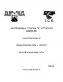 Mi autobiografia Comunicación oral y escrita