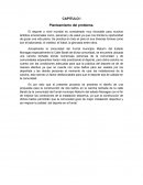 CAPITULO I Planteamiento del problema.