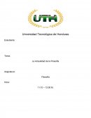 La actualidad de la filosofia.