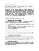 RESUMEN - LOGISTICA DE DISTRIBUCIÓN