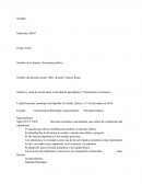 Actividad de aprendizaje. Pensamiento económico