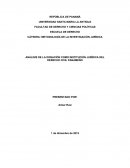 ANÁLISIS DE LA DONACIÓN COMO INSTITUCIÓN JURÍDICA DEL DERECHO CIVIL PANAMEÑO
