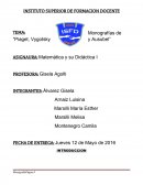 Monografías de “Piaget, Vygotsky y Ausubel”