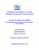 EL AUSENTISMO EN EL MCDONALD`S DE PEDREGAL: CLIMA LABORAL