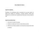 Relaciones de pareja. Concepto de noviazgo
