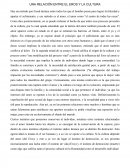 Una relación entre el eros y la cultura