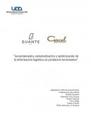 Levantamiento, sistematización y optimización de la información logística en productos terminados