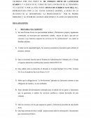 Contrato prestación servicios profesionales juicio intestamentario