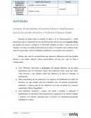 Lectura: El movimiento de escuelas eficaces: Implicaciones para la innovación educativa y el Informe Coleman (1966)