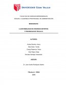La Informalidad en diversos distritos de la provincia de Trujillo