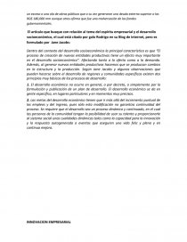 PRACTICA II INNOVACION EMPRESARIAL CAPITULO II. Página 9