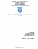 LABORATORIO DE CONTROL DE CALIDAD DEL AGUA POTABLE (L.C.C.A.)