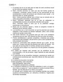 Caso 1 El proceso que se ve en este caso es tratar de crear conciencia social por los niños que padecen hambre.