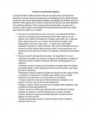 Creación y prueba del producto.