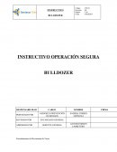 INSTRUCTIVO OPERACIÓN SEGURA BULLDOZER