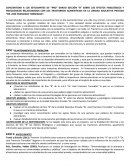 CONCIENTIZAR A LOS ESTUDIANTES DE “9NO” GRADO SECCIÓN “B” SOBRE LOS EFECTOS FISIOLÓGICOS Y PSICOLÓGICOS RELACIONADOS CON LOS TRASTORNOS ALIMENTICIOS EN LA UNIDAD EDUCATIVA PRIVADA “DR. JOSÉ FRANCISCO TORREALBA”