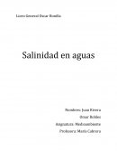 Salinidad en aguas