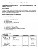 Promovemos la actividad ecoturistica a traves de talleres productivos en la comunidad de Mallasa