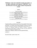 Minimizar costos de terminado de polos para dama en los taller confección en la empresa “TRENDY” en el año 2016