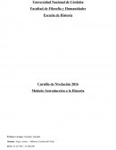 Facultad de Filosofía y Humanidades Escuela de Historia