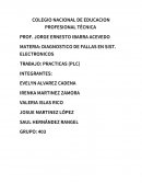 Programaciones DIAGNOSTICO DE FALLAS EN SIST. ELECTRONICOS