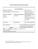 Formato institucional de prácticas explícitas