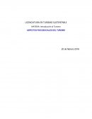 ASPECTOS PSICOSOCIALES DEL TURISMO