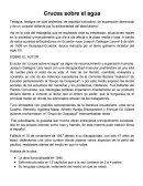 Cruces sobre el agua.