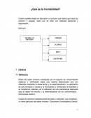 ¿QUE ES CONTABILIDAD? Cuatro vocablos en discusión