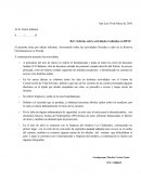 Informe sobre actividades realizadas en RFLF