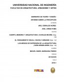 Informe sobre la percepción en arquitectura